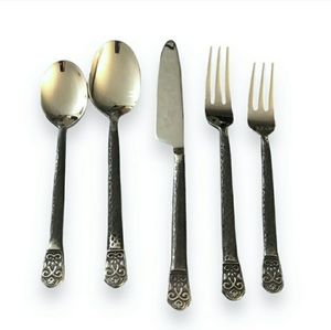 GOURMET SETTINGS Avalon Barcelona Stainless Flatware Set of 20